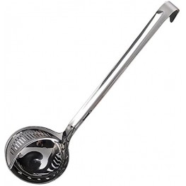 LARATH Ladle Colander Spoon Multi-purpose Stainless Steel Soup Strainer Ladle Skimmer Straining Spoon