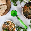 Loon Spoon That Turns Into a Straining Ladle in One Tool BPA free Cooking and Serving Spoon that Scoops and Strains Liquid Built in Rest Dishwasher Safe For Soup Chili Gumbo Stew Vegetables