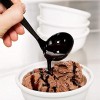 Minoqi Black Polystyrene Disposable Ladle Heat Resistant & Safe For Non-Stick Cookware up to 480°F Silicone-6 pcs