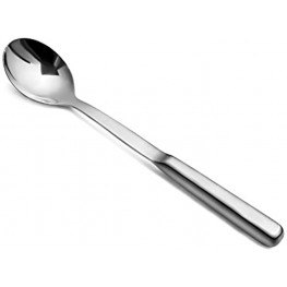 New Star Foodservice 52183 Hollow Handle Solid Serving Spoon 12 Silver