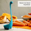 OTOTO Nessie Ladle Spoon -Turquoise Cooking Ladle for Serving Soup Stew Gravy & Chili High Heat Resistant Loch Ness Stand Up Soup Ladle