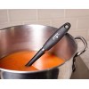 Soup Ladle Comfortable Cooking and Easy Cleaning Nylon Non Slip Grip Kitchen Ladle Pro-Grade Spoon Great For Non Stick Cooking Black