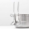 Spoon Colander Combo Hotpot Slotted Soup Gravy Ladles Colande 304 Stainless Steel Straining Ladles Serving Cooking Skimmers Utensil Hotpot Stainless Steel spoon for Home Use
