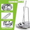 Stainless Steel Canning Ladle Oil Soup Spoon Canning Ladle Pouring Rim Canning Ladle for Kitchen Cooking Tool 2 oz 1