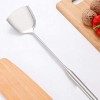 Super Leader Soup Ladle Wok Spatula,The longer handle shovel spoon Rustproof Heat Resistance Integral Forming Durable Stainless Steel Soup Spoon Cooking Spoon for Kitchen Wok Spatula