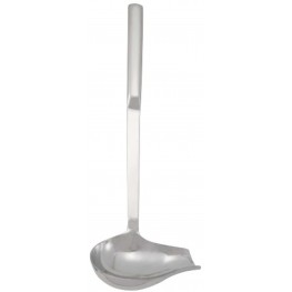 WINCO Stainless Steel Spout Ladle 2-Ounce