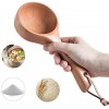 Wooden Kitchen Scoop Ladle for Bath Salt Canisters Flour Scoop Ladles for Cooking Bath Tablespoon