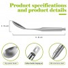 Cooking Spoon Stainless Steel Large Serving Spoon Kitchen Rice Spoon with Hollow Long Handle-Comfortable Anti-scalding Non-slip