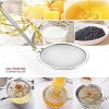 CycEarth Stainless Steel Fat Skimmer Spoon 4.8 Inch and Spider Strainer Ladle 6.1 Inch Hot Pot Fine Mesh Food Strainer For Grease Gravy Kitchen Cooking