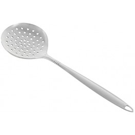 Handheld Stainless Steel Slotted Spoon Skimmer Cooking Skimming Ladle Kitchen Utensil Metal Cooking Strainer with Handle