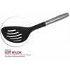 Home Basics Mesa Collection Scratch-Resistant Nylon Kitchen Tool Black Skimmer