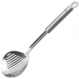 KND Stainless Steel Slotted Spoon 18 10 Stainless Steel Cooking Basting Spoon Kitchen Serving Spoon Non-Stick And Heat Resistan Easy to Clean Dishwasher Safe