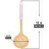 Plastic Skimmer Spoon Fine Cooking Mesh Skimmer Strainer Long Handle Skimmer Spoon