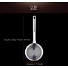 QiXin 18'' Premium Stainless Steel Large Skimmer Ladle Skimmer for Cooking Frying Skimming