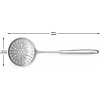 SILVERIO Slotted Fat Skimmer Spoon 16 Inch Large Restaurant Quality Stainless Steel Strainer for Wok Cooking Complete with Heavy Duty Meat Shredder Claws for Pulled Pork or Chicken