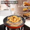 Stainless Steel Spider Strainer Spaghetti Strainer Ladle Wire Spoon with Long Handle Spiral Mesh for Kitchen Cooking and Frying Food5.3 inch