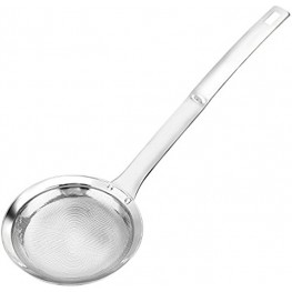 TBWHL Multi-functional Hot Pot Fat Skimmer Spoon Stainless Steel Fine Mesh Food Strainer for Skimming Grease and Foam DIA 4.4