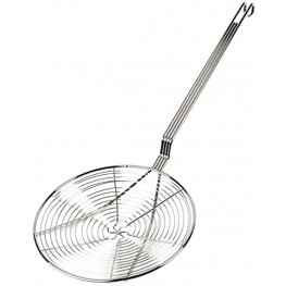Thunder Group Nickel Plated Spiral Wire Skimmer 9-Inch