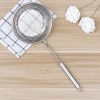 UPKOCH Slotted Spoon Stainless Steel Skimmer Spoon Strainer Ladle for Kitchen Cooking 16cm Silver