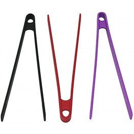 3 pcs 11″ color simple silicone toaster tongs for cooking clips with silicon tips grip flip small bbq gadgets for serving food,REUU salad toast tongs bread pinzas waffle party kitchen utensils