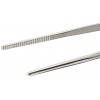Mercer Culinary 18-8 Stainless Steel Precision Tongs Offset Tip 6-1 2 Inch