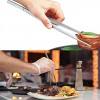 Pinovk 12-Inch Kitchen Tweezers Tongs Stainless Steel Long Chef Tweezers for Cooking Tweezer