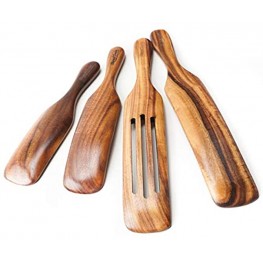 Elegant Grains by PDSM 4 Piece Teak Spurtle Set Must have wooden utensils for cooking these beautiful teak spurtles kitchen tools are the perfect wooden kitchen utensil set.