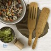 FAAY Spurtles Set of 4 Kitchen Utensils Multi Utensil for Cooking 100% Healthy from High Moist Resistance Teak Utensils for Non Stick Cookware and Instant Pot