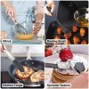 Kitchen Silicone Utensil Set Kaqinu 13 Pcs Full Silicone Handle Heat Resistant Cooking Utensils BPA Free Non Toxic Non-stick Kitchen Cookware Turner,Tongs,Spatula,Spoon,Brush Sets with Holder