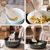 Silicone Kitchen Cooking Utensil Set 9Pcs Kitchen Utensils Spatula Set with Wooden Handle for Nonstick Cookware 446°F Heat Resistant Silicone Kitchen Gadgets Utensil Set with Large Holder（Khaki）