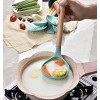 Silicone Kitchen Utensil Set,8 Pcs Cooking Utensils Set with Holder Wooden Handle,Kitchen Accessories Kitchen Gadgets Tools Set for Non-stick Cookware