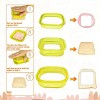 Uncrustables Sandwich Cutter and Sealer Remove Bread Crust Make DIY Sandwiches For Kids Square