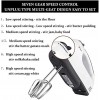 7 Speed Kitchen Hand Mixer Electric Handheld Electric Whisk Cake Mixer with 2 Dough Hooks for Easy Mixing Cream Cookies Brownies Cooking at Home Birthday Parties Bakeries
