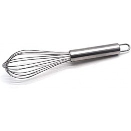 Antrader Stainless Steel Balloon Egg Whisk Multifunction Hand Egg Beaters Egg Stirring Mixing Whisk Rotary Kitchen Culinary Utensil 12 Wire 8-inch