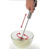Cooks Innovations Push-Down Zip Whisk 14 Stainless Steel Rotary Whisk Easy to Use