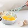 Silicone Whisks 3 Pack 8+10+12 Whisk Set Frother Kitchen Balloon Wire Wisks for Cooking Whisking Blending Stirring Beating Aqua