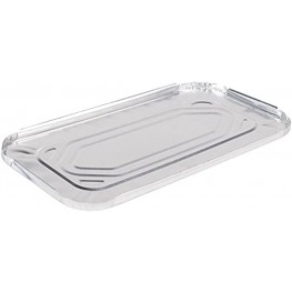 1 3 Size Foil Steam Table Pan Lid 100 Case