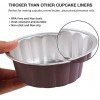 50pcs Aluminum Foil Ramekins with Lids 230ml Aluminum Cupcake Pans with Lids Disposable Aluminum Foil Cups Suitable for Party Wedding Birthday…