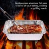 Aluminum Pans 9x13 Disposable Foil Pans 30 Pack Half Size Steam Table Deep Pans Tin Foil Pans Great for Cooking Heating Storing Prepping Food