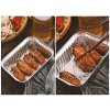 Disposable Aluminum Foil Pans Aluminum Pie Pans with Covers 8x6 inch Disposable Food Containers Pans Perfect for Cooking Heating Roasting Baking Takeout 20 Count