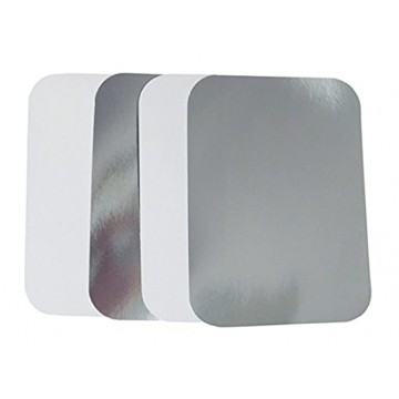 Durable Packaging Board Lid for Aluminum Oblong Pan 5 lb Pack of 250
