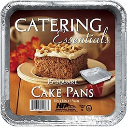 Handi-Foil 10003.010 Catering Essentials Square Cake Pan Pack of 15