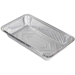 Juvale Aluminum Foil Pans Disposable Tin Pan 20.6 x 12.75 x 3.8 in 30 Pack