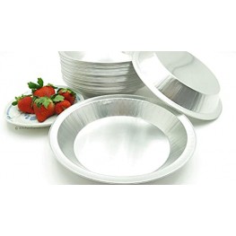 KitchenDance 9 Disposable Heavy Aluminum Foil Pie Pans 10