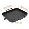 Korean BBQ Nonstick Grill Pan,Aluminum alloy Non Stick Coating Grill Pan With Handles for Family Barbecue,Korean Restaurant,Barbecue Shop