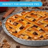 MontoPack 9” Aluminum Foil Pie Pans | Round Disposable Containers with Angled Walls for Tart Baking Storing Serving & Reheating | Freezer and Oven Safe Recyclable USA-Made| 50-Pack of Cake Tins