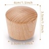 4 Pieces Pot Lid Wood Knob Pan Lid Holding Handle Universal Kitchen Cookware Lid Replacement Knob