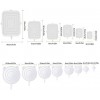 BE Silicone Stretch Lids 14 Pack Stretch Food Covers BPA-Free Stretchable Reusable Durable Expandable Various