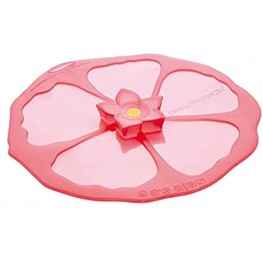 Charles Viancin Hibiscus Silicone Lid for Food Storage and Cooking 11'' 28cm Airtight Seal on Any Smooth Rim Surface BPA-Free Oven Microwave Freezer Stovetop and Dishwasher Safe