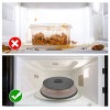 Collapsible Microwave Cover for Food Microwave Splatter Cover Dishwasher Safe,BPA Free,10.5 inch,Gray